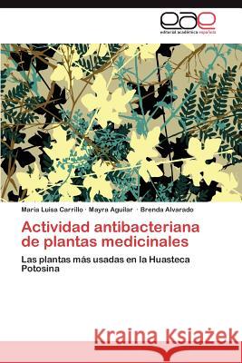 Actividad Antibacteriana de Plantas Medicinales Mar?a Luisa Carrillo Mayra Aguilar Brenda Alvarado 9783847362197 Editorial Acad Mica Espa Ola - książka