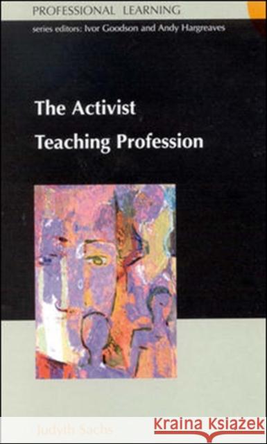 Activist Teaching Profession Sachs 9780335208180  - książka