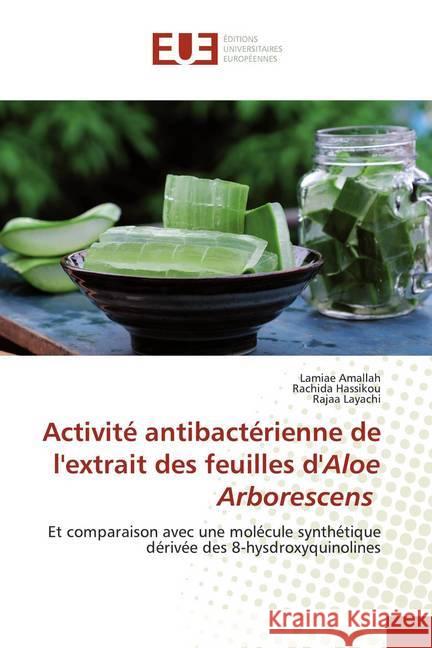 Activité antibactérienne de l'extrait des feuilles d'Aloe Arborescens : Et comparaison avec une molécule synthétique dérivée des 8-hysdroxyquinolines Amallah, Lamiae; Hassikou, Rachida; Layachi, Rajaa 9786138471561 Éditions universitaires européennes - książka