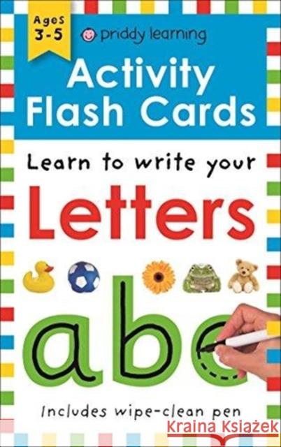 Activity Flash Cards Letters Roger Priddy   9781783417780 Priddy Books - książka