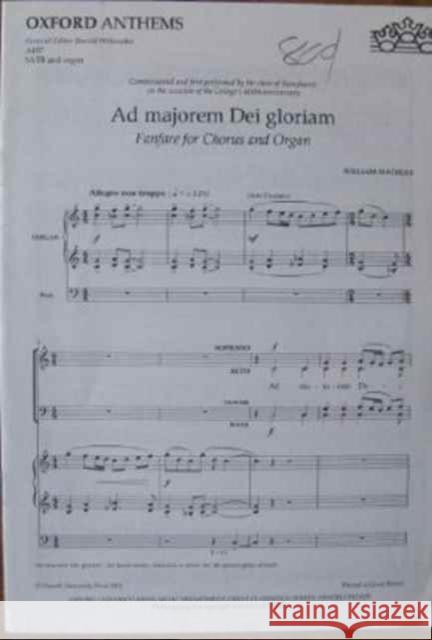 Ad majorem Dei gloriam  9780193505117 Oxford University Press - książka