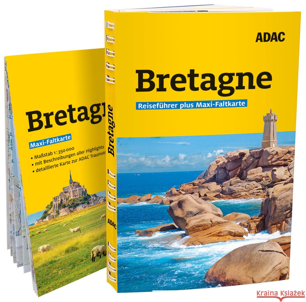 ADAC Reiseführer plus Bretagne Maier-Solgk, Frank 9783986451660 ADAC Reiseführer - książka