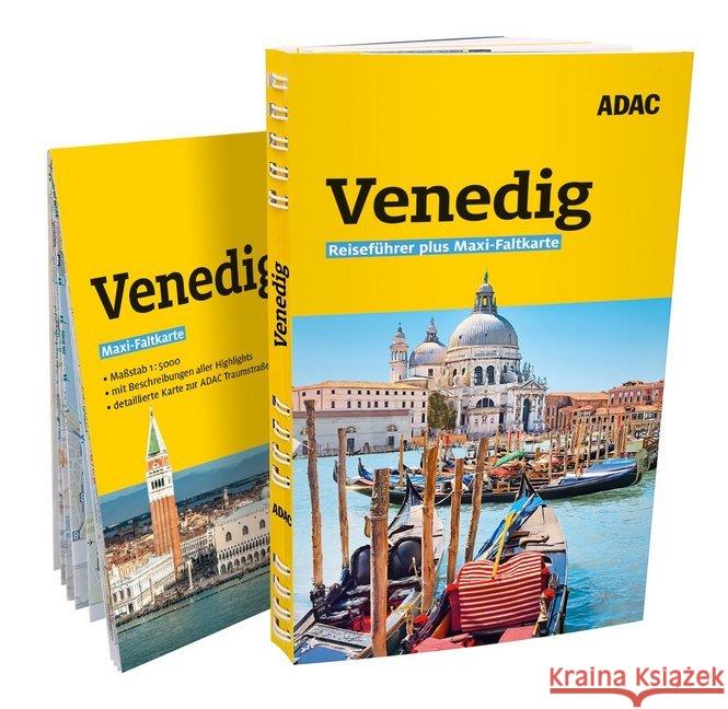 ADAC Reiseführer plus Venedig : mit Maxi-Faltkarte zum Herausnehmen De Rossi, Nicoletta 9783956897641 ADAC Verlag - książka