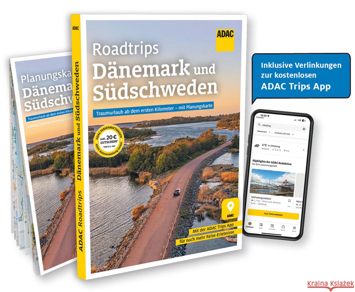 ADAC Roadtrips - Dänemark und Südschweden  9783986451158 ADAC Reiseführer - książka