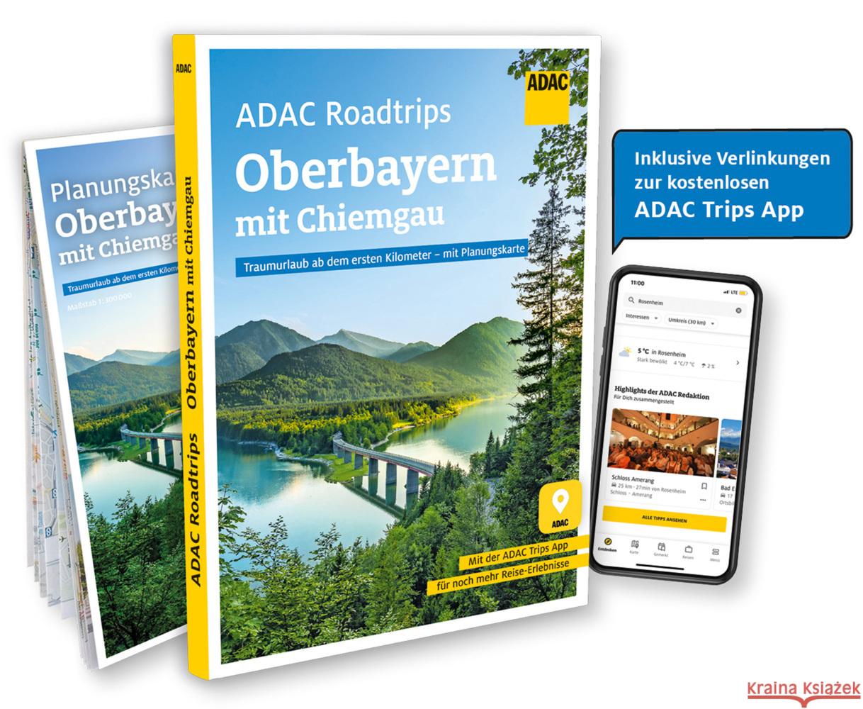 ADAC Roadtrips - Oberbayern mit Chiemgau Hipp, Mela 9783986451820 ADAC Reiseführer - książka