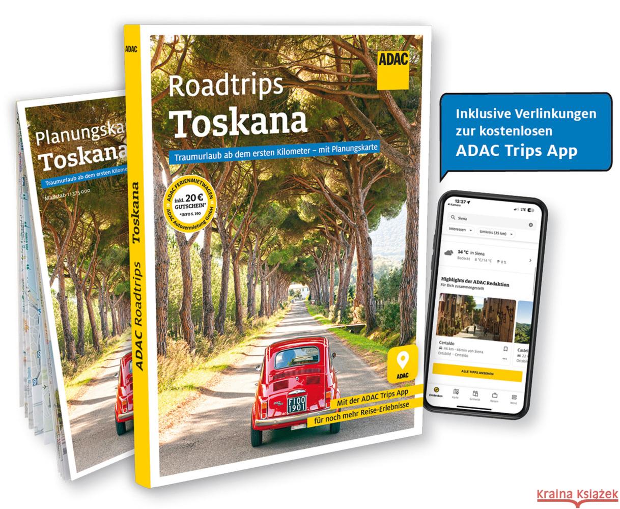 ADAC Roadtrips - Toskana  9783986451110 ADAC Reiseführer - książka