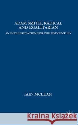 Adam Smith, Radical and Egalitarian: An Interpretation for the 21st Century Brown, G. 9781403977915 Palgrave MacMillan - książka