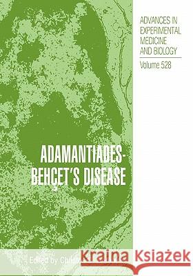 Adamantiades-Behçet's Disease Zouboulis, Christos 9781441934031 Not Avail - książka