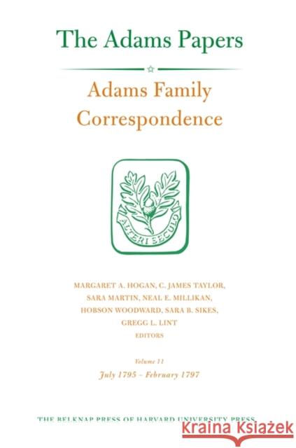 Adams Family Correspondence Adams Family 9780674072442  - książka