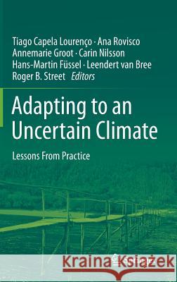 Adapting to an Uncertain Climate: Lessons from Practice Tiago Capel Ana Rovisco Annemarie Groot 9783319048758 Springer - książka