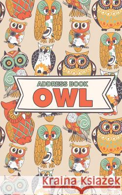 Address Book Owl Journals R. Us 9781635890648 Journals R Us - książka