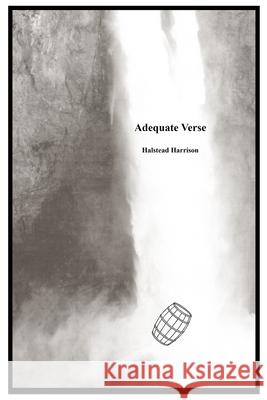 Adequate Verse Halstead Harrison 9781705497715 Independently Published - książka