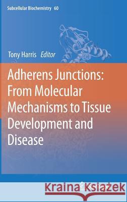 Adherens Junctions: from Molecular Mechanisms to Tissue Development and Disease Tony Harris 9789400741850 Springer - książka