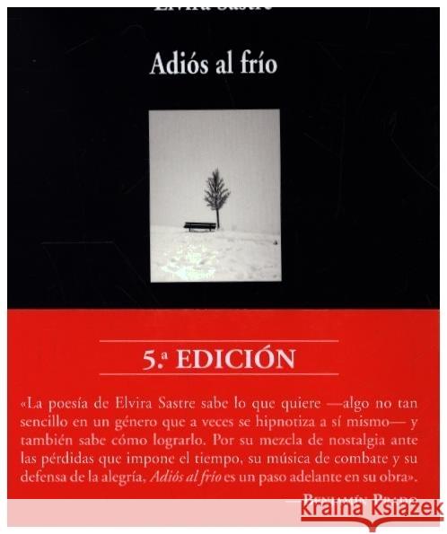 Adiós al frío Sastre, Elvira 9788498954050 VISOR LIBROS, S.L. - książka