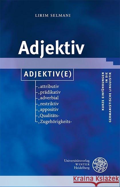 Adjektiv Lirim Selmani 9783825347444 Universitatsverlag Winter - książka