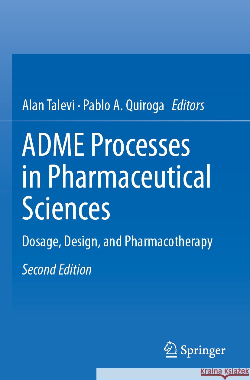 ADME Processes in Pharmaceutical Sciences  9783031504211 Springer Nature Switzerland - książka