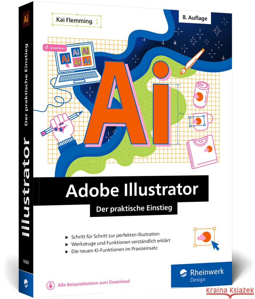 Adobe Illustrator Flemming, Kai 9783367106035 Rheinwerk Design - książka
