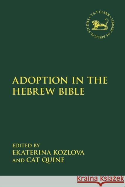 Adoption in the Hebrew Bible  9780567705358 Bloomsbury Publishing PLC - książka