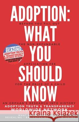 Adoption: What You Should Know Rare Adoption Books, Janine Myung Ja, Janine Vance 9798644111633 Independently Published - książka