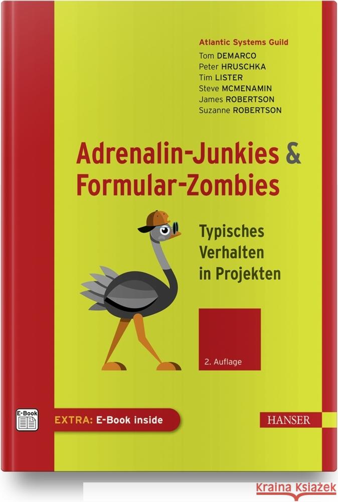 Adrenalin-Junkies und Formular-Zombies, m. 1 Buch, m. 1 E-Book DeMarco, Tom, Hruschka, Peter, Lister, Tim 9783446473065 Hanser Fachbuchverlag - książka