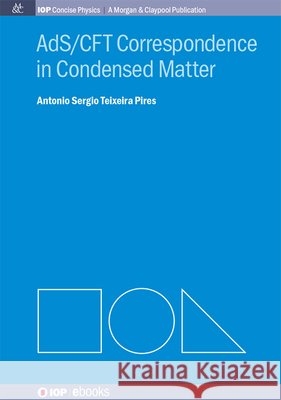 AdS/CFT Correspondence in Condensed Matter Antonio S. T. Pires 9781643278490 Morgan & Claypool - książka