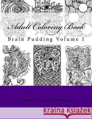 Adult Coloring Book Andrew David Hathaway 9781986950183 Createspace Independent Publishing Platform - książka