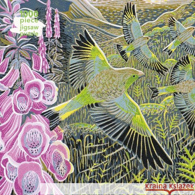 Adult Jigsaw Puzzle Annie Soudain: Foxgloves and Finches: 1000-Piece Jigsaw Puzzles Flame Tree Studio 9781787558854 Flame Tree Publishing - książka