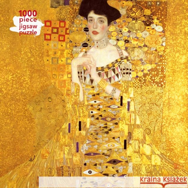 Adult Jigsaw Puzzle Gustav Klimt: Adele Bloch Bauer: 1000-Piece Jigsaw Puzzles Flame Tree Studio 9781787556133 Flame Tree Publishing - książka