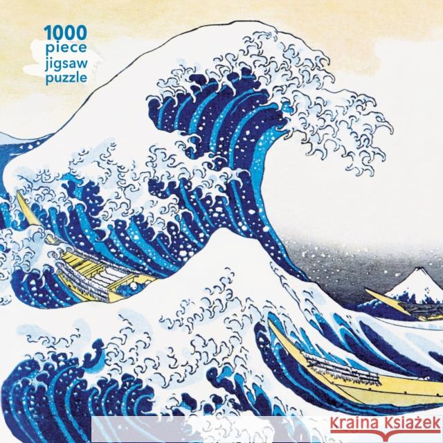 Adult Jigsaw Puzzle Hokusai: The Great Wave: 1000-Piece Jigsaw Puzzles Flame Tree Studio 9781787556034 Flame Tree Publishing - książka