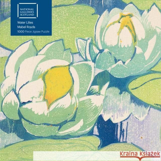 Adult Jigsaw Puzzle Ngs: Mabel Royds - Water Lilies: 1000-Piece Jigsaw Puzzles Flame Tree Studio 9781839644443 Flame Tree Gift - książka