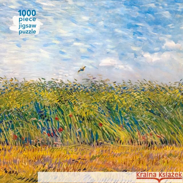 Adult Jigsaw Puzzle Vincent Van Gogh: Wheat Field with a Lark: 1000-Piece Jigsaw Puzzles Flame Tree Studio 9781786646361 Browntrout Publishers - książka