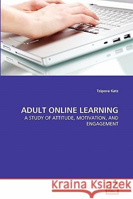 Adult Online Learning Tzipora Katz 9783639318098 VDM Verlag - książka