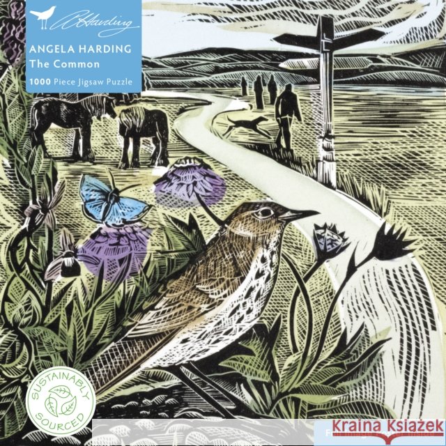 Adult Sustainable Jigsaw Puzzle Angela Harding: The Common: 1000-Pieces. Ethical, Sustainable, Earth-Friendly Flame Tree Studio 9781804175583 Flame Tree Publishing - książka