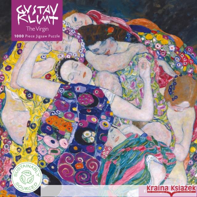 Adult Sustainable Jigsaw Puzzle Gustav Klimt: The Virgin: 1000-Pieces. Ethical, Sustainable, Earth-Friendly Flame Tree Studio 9781804178669 Flame Tree Gift - książka