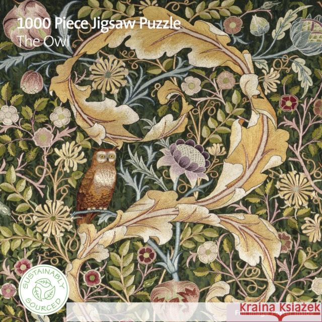 Adult Sustainable Jigsaw Puzzle V&A: The Owl  9781804176276 Flame Tree Publishing - książka