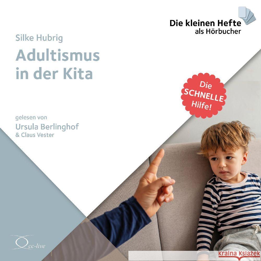 Adultismus in der Kita, 1 Audio-CD Hubrig, Silke 9783956163883 cc-live - książka