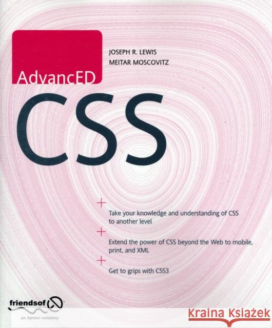 AdvancED CSS J Lewis 9781430219323  - książka