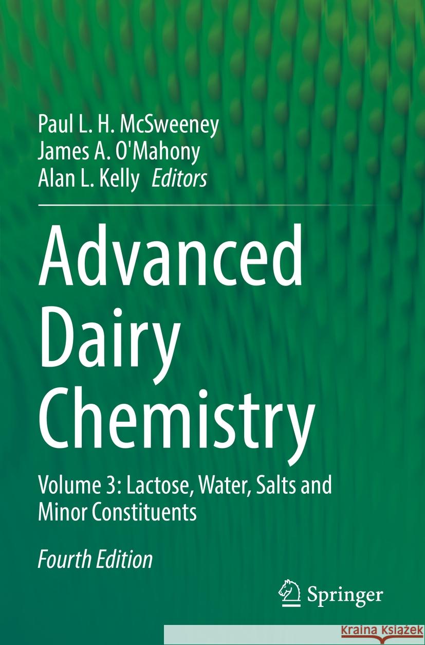 Advanced Dairy Chemistry  9783030925871 Springer International Publishing - książka