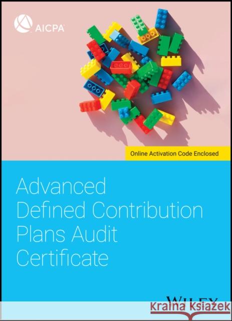 Advanced Definied Contrinbution Plans Audit Certificate Aicpa 9781119544791 Wiley - książka