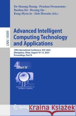 Advanced Intelligent Computing Technology and Applications  9789819947515 Springer Nature Singapore - książka