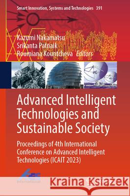 Advanced Intelligent Technologies and Sustainable Society  9789819732098 Springer Nature Singapore - książka