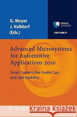 Advanced Microsystems for Automotive Applications 2010: Smart Systems for Green Cars and Safe Mobility Meyer, Gereon 9783642126475 Not Avail - książka