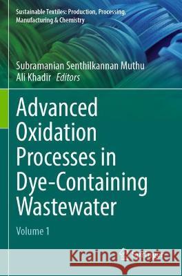 Advanced Oxidation Processes in Dye-Containing Wastewater  9789811909894 Springer Nature Singapore - książka