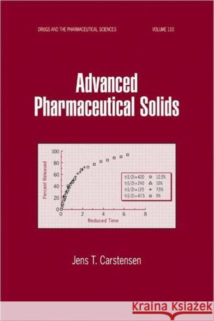 Advanced Pharmaceutical Solids Jens Thur Carstensen 9780824704315 Marcel Dekker - książka