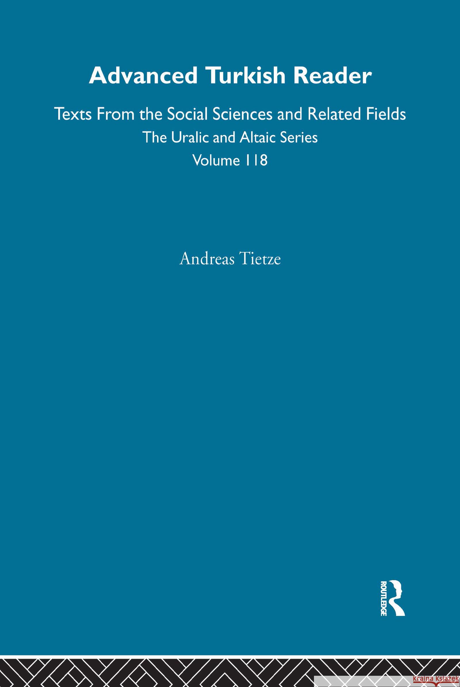 Advanced Turkish Reader Andreas Tietze 9780700709182 Taylor & Francis - książka