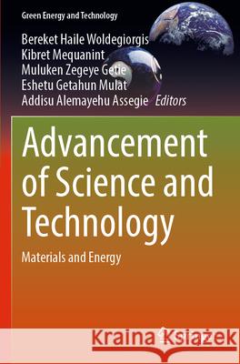 Advancement of Science and Technology  9783031336126 Springer Nature Switzerland - książka