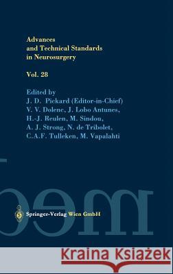 Advances and Technical Standards in Neurosurgery Pickard, J. D. 9783211838037 Springer - książka