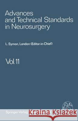 Advances and Technical Standards in Neurosurgery    9783709170175 Springer Verlag GmbH - książka