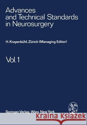 Advances and Technical Standards in Neurosurgery H. Krayenbuhl 9783709170908 Springer - książka