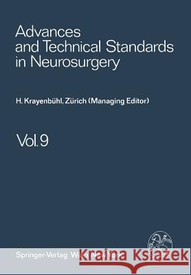 Advances and Technical Standards in Neurosurgery: Volume 9 Krayenbühl, H. 9783709170366 Springer - książka